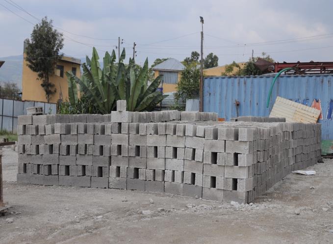 HCB blocks ready for supply